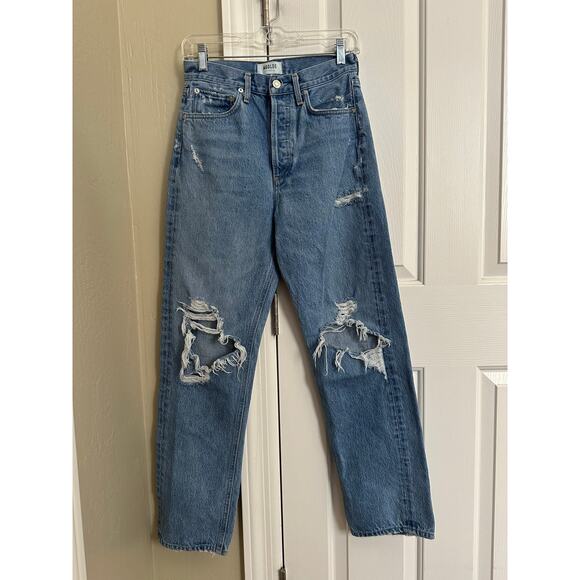 AGOLDE 90s Mid Rise Loose Fit Jeans 24 - Picture 2 of 10